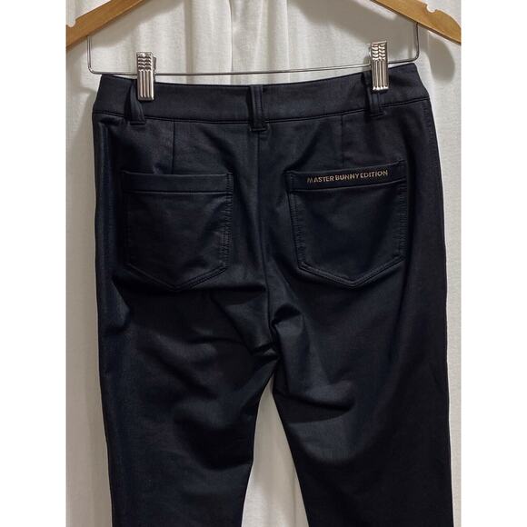 Master Bunny Edition Track Pants Leggings Tuxedo Stripe Spell Out Black Size 0 - Picture 11 of 16